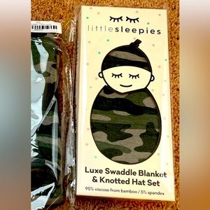 Little Sleepies Camo Knots Swaddle